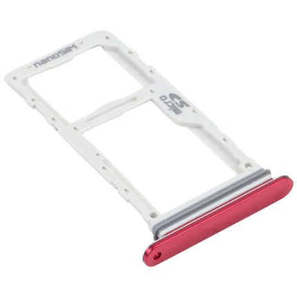 SIM Card Tray + SIM Card Tray / Micro SD Card Tray for LG Velvet 5G LM-G900N LM-G900EM LM-G900 LM-G900TM (Red)-garmade.com