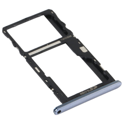 SIM Card Tray + Micro SD Card Tray for LG K92 5G LMK920 LM-K920 (Black)-garmade.com