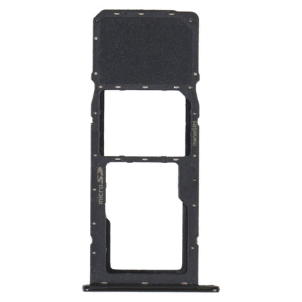 SIM Card Tray + Micro SD Card Tray for LG K41S LMK410EMW LM-K410EMW LM-K410(Black)-garmade.com