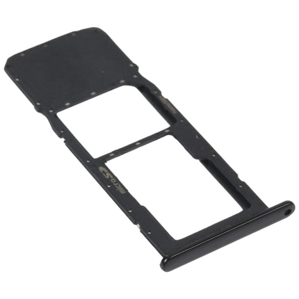 SIM Card Tray + Micro SD Card Tray for LG K41S LMK410EMW LM-K410EMW LM-K410(Black)-garmade.com
