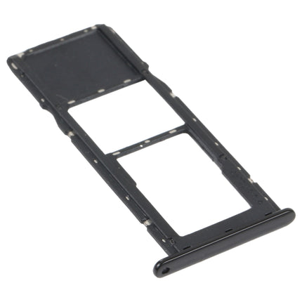 SIM Card Tray + Micro SD Card Tray for LG K41S LMK410EMW LM-K410EMW LM-K410(Black)-garmade.com