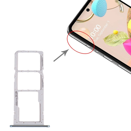 SIM Card Tray + SIM Card Tray + Micro SD Card Tray for LG K42 / K52 (Brazil) LMK420 LMK420H LMK420E LMK420Y(Green)-garmade.com