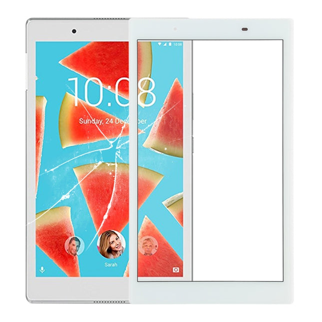 Front Screen Outer Glass Lens for Lenovo Tab 4 / TB-8504F / TB-8504X(White)-garmade.com