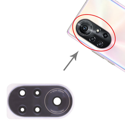 10 PCS Camera Lens Cover for Huawei Nova 8 Pro 5G (Purple)-garmade.com
