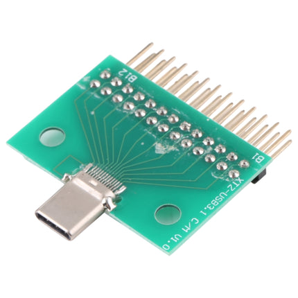 Type C Male Test Board USB 3.1 with PCB Board 24P+2P Connector-garmade.com