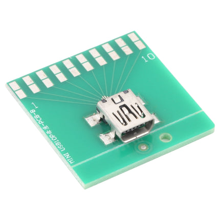 Mini 10pin USB Female Test Board-garmade.com