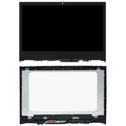 1920 x 1080px LCD Screen and Digitizer Full Assembly With Frame for Lenovo Yoga 520-14IKB (Black)-garmade.com