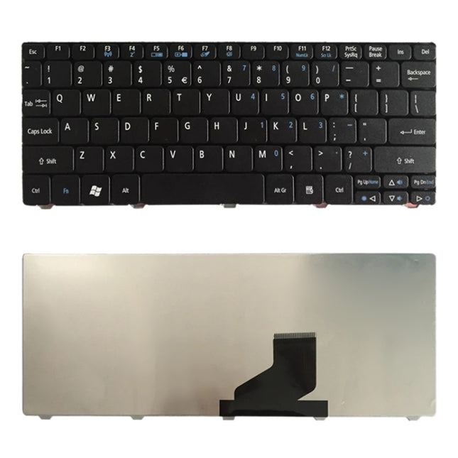 US Version Keyboard for Acer Aspire One D255 D256 D257 D260 D270 ZE6 532 532H 521 522 EM350 N55C ZH9 E100 AOE100 P0VE6 ZE7-garmade.com