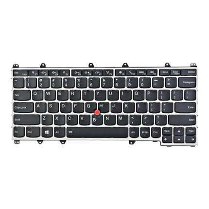US Version Keyboard With Back Light for Lenovo Thinkpad Yoga 260 / Yoga 370 / X380(Silver)-garmade.com