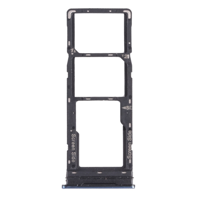 SIM Card Tray + SIM Card Tray + Micro SD Card Tray for infinix Note 8 X692 (Grey)-garmade.com