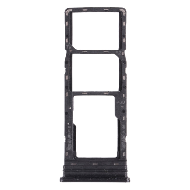 SIM Card Tray + SIM Card Tray + Micro SD Card Tray for infinix Smart 5 X657 X657C (Black)-garmade.com