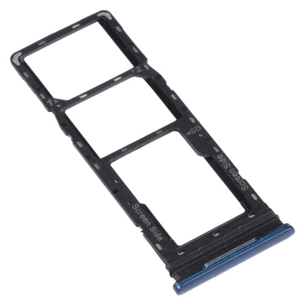 SIM Card Tray + SIM Card Tray + Micro SD Card Tray for infinix Smart 5 X657 X657C (Blue)-garmade.com