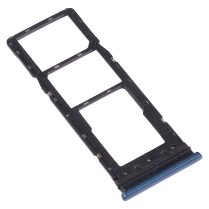 SIM Card Tray + SIM Card Tray + Micro SD Card Tray for infinix Smart 5 X657 X657C (Blue)-garmade.com