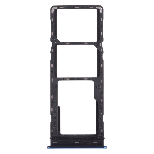 SIM Card Tray + SIM Card Tray + Micro SD Card Tray for infinix S5 X652 (Blue)-garmade.com