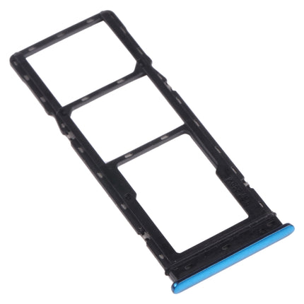 SIM Card Tray + SIM Card Tray + Micro SD Card Tray for infinix S5 X652 (Blue)-garmade.com