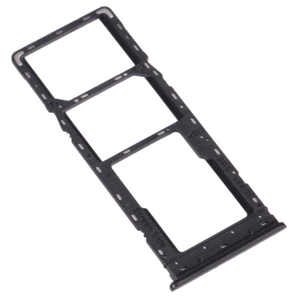 SIM Card Tray + SIM Card Tray + Micro SD Card Tray for Tecno Spark 4 / Camon 12 KC2 KC8 CC7 (Black)-garmade.com