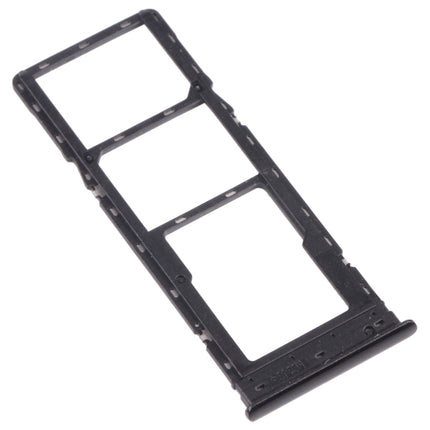 SIM Card Tray + SIM Card Tray + Micro SD Card Tray for Tecno Spark 4 / Camon 12 KC2 KC8 CC7 (Black)-garmade.com