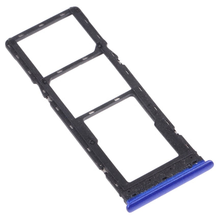 SIM Card Tray + SIM Card Tray + Micro SD Card Tray for Tecno Spark 5 Air KD6a (Blue)-garmade.com