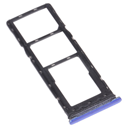 SIM Card Tray + SIM Card Tray + Micro SD Card Tray for Tecno Spark 6 Air KE6 KE6J KF6 (Blue)-garmade.com
