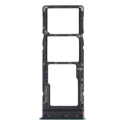 SIM Card Tray + SIM Card Tray + Micro SD Card Tray for Infinix S5 Pro X660 X660C X660B (Green)-garmade.com