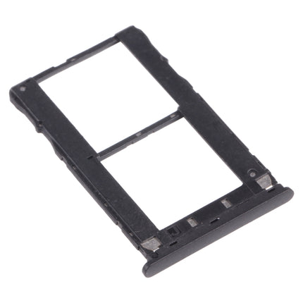 SIM Card Tray + SIM Card Tray + Micro SD Card Tray for Infinix Note 5 Stylus X605 (Black)-garmade.com