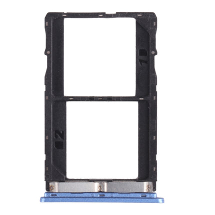 SIM Card Tray + SIM Card Tray + Micro SD Card Tray for Infinix Note 5 Stylus X605 (Blue)-garmade.com