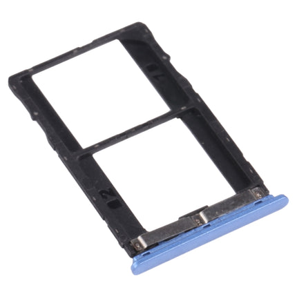 SIM Card Tray + SIM Card Tray + Micro SD Card Tray for Infinix Note 5 Stylus X605 (Blue)-garmade.com