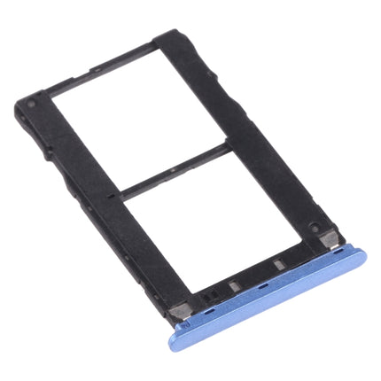 SIM Card Tray + SIM Card Tray + Micro SD Card Tray for Infinix Note 5 Stylus X605 (Blue)-garmade.com