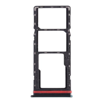 SIM Card Tray + SIM Card Tray + Micro SD Card Tray for Infinix Hot 9 X655C X655 X655D(Green)-garmade.com