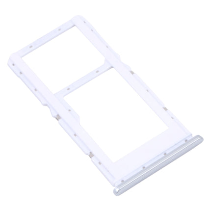 SIM Card Tray + SIM Card Tray / Micro SD Card Tray for Xiaomi Redmi Note 10 5G / Poco M3 Pro 5G M2103K19G M2103K19C M2103K19PG M2103K19PI (Silver)-garmade.com