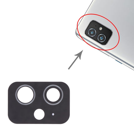 Back Camera Lens for Asus Zenfone 8 ZS590KS (Black)-garmade.com