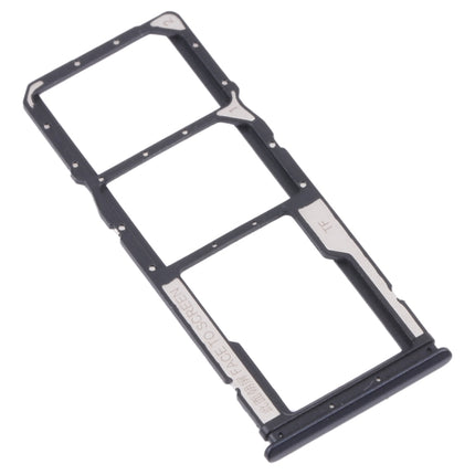 SIM Card Tray + SIM Card Tray + Micro SD Card Tray for Xiaomi Redmi 9T 4G / Redmi Note 9 4G J19S M2010J19SC M2010J19SG M2010J19SY (Black)-garmade.com