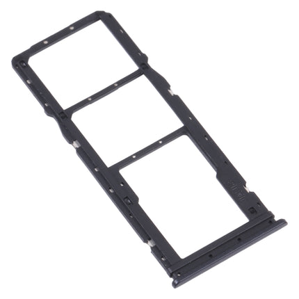 SIM Card Tray + SIM Card Tray + Micro SD Card Tray for Xiaomi Redmi 9T 4G / Redmi Note 9 4G J19S M2010J19SC M2010J19SG M2010J19SY (Black)-garmade.com