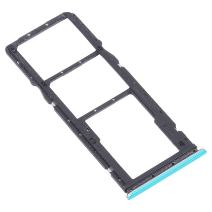 SIM Card Tray + SIM Card Tray + Micro SD Card Tray for Xiaomi Redmi 9T 4G / Redmi Note 9 4G J19S M2010J19SC M2010J19SG M2010J19SY (Green)-garmade.com