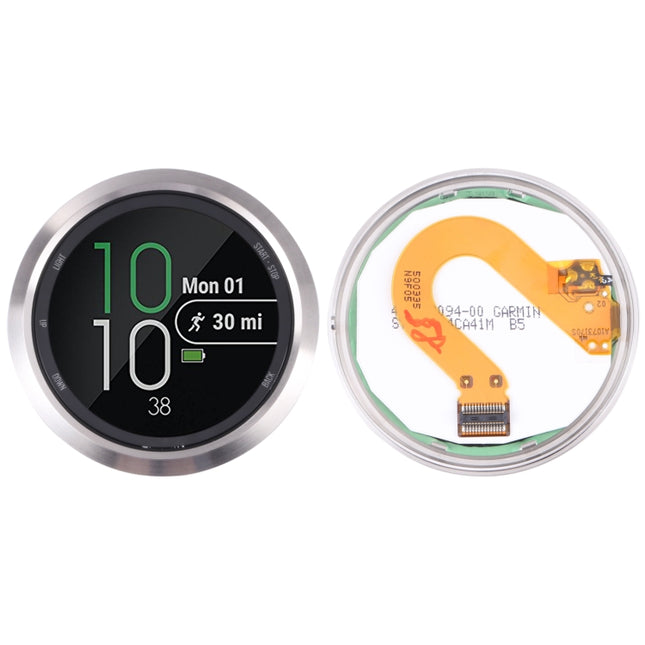 LCD Screen and Digitizer Full Assembly for Garmin Forerunner 645(Silver)-garmade.com