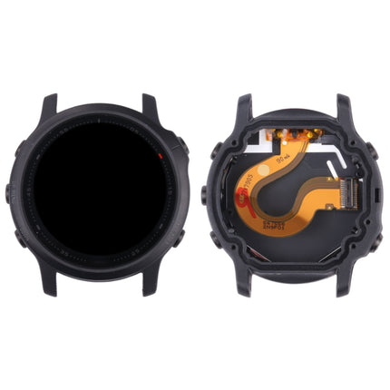 LCD Screen and Digitizer Full Assembly With Frame for Garmin Fenix 6S(Black)-garmade.com