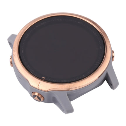 LCD Screen and Digitizer Full Assembly With Frame for Garmin Fenix 6S(Gold)-garmade.com