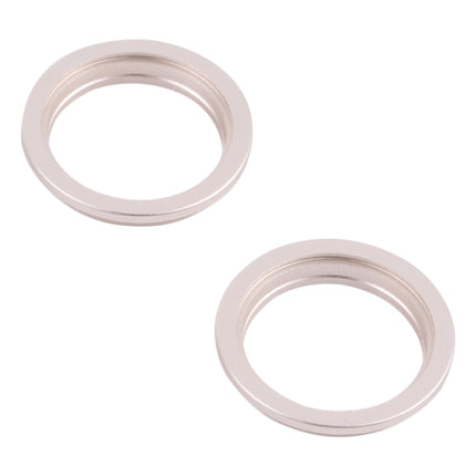 2 PCS Rear Camera Glass Lens Metal Outside Protector Hoop Ring for iPhone 13-garmade.com