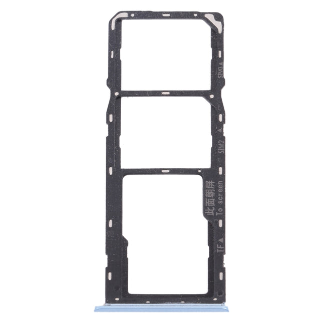 SIM Card Tray + SIM Card Tray + Micro SD Card Tray for OPPO Realme C12 RMX2189 (Blue)-garmade.com