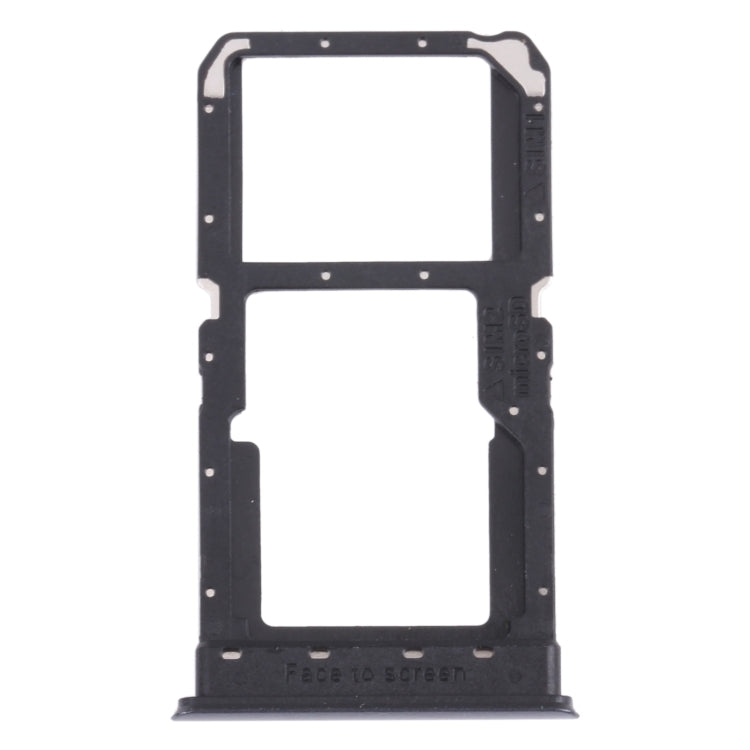 SIM Card Tray + SIM Card Tray / Micro SD Card Tray for OPPO K7X PERM00(Black)-garmade.com