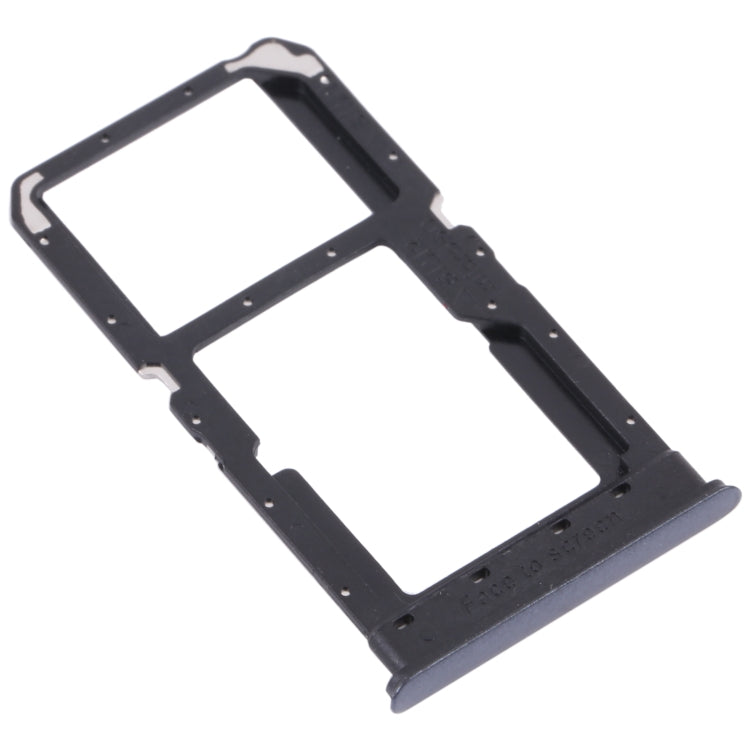SIM Card Tray + SIM Card Tray / Micro SD Card Tray for OPPO K7X PERM00(Black)-garmade.com