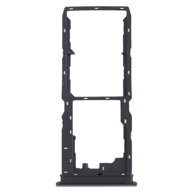SIM Card Tray + SIM Card Tray + Micro SD Card Tray for vivo Y30 (China) / Y20s V2034A (Black)-garmade.com