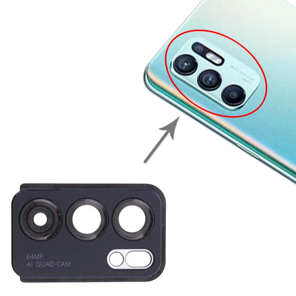 Camera Lens Cover for OPPO Reno6 5G PEQM00, CPH2251(Black)-garmade.com