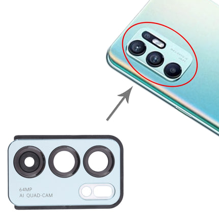 Camera Lens Cover for OPPO Reno6 5G PEQM00, CPH2251(Blue)-garmade.com