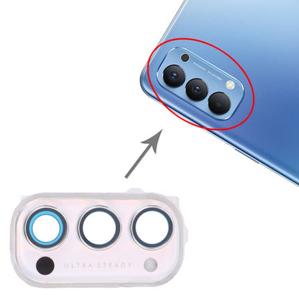 Camera Lens Cover for OPPO Reno4 5G PDPM00, PDPT00, CPH2091 (White)-garmade.com