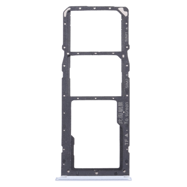 SIM Card Tray + SIM Card Tray + Micro SD Card Tray for OPPO Realme 7 (Global) (White)-garmade.com