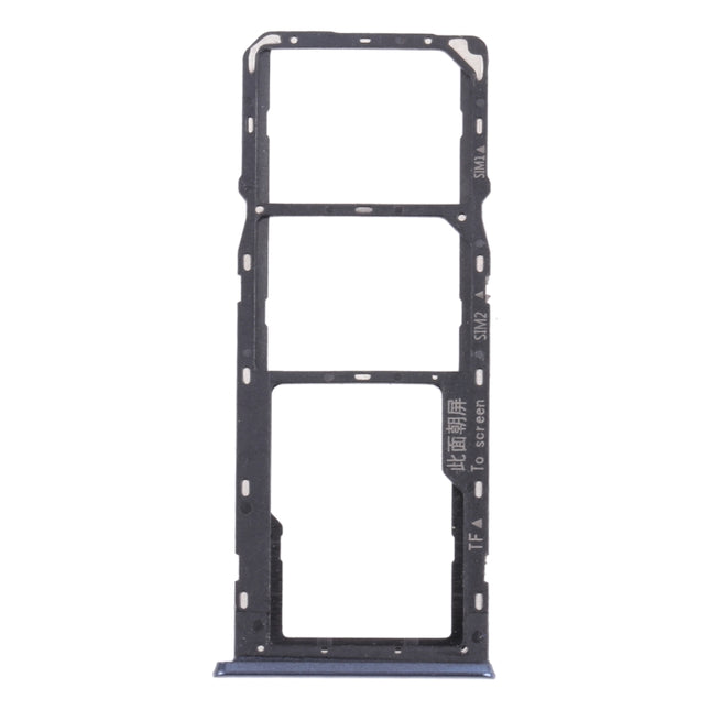 SIM Card Tray + SIM Card Tray + Micro SD Card Tray for OPPO A35 CPH2179 (Black)-garmade.com