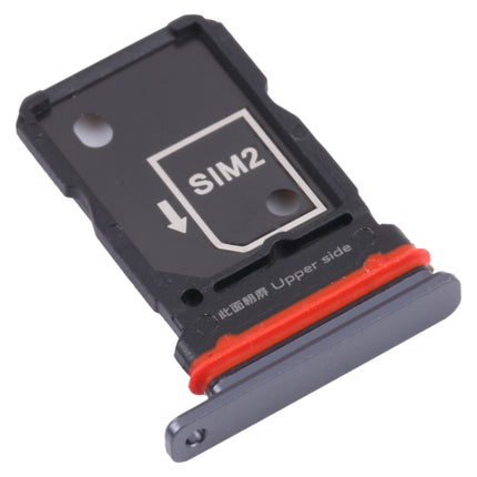 SIM Card Tray + SIM Card Tray for Vivo iQOO 7 V2049A, I2009 (Black)-garmade.com
