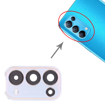 Camera Lens Cover for OPPO Reno5 5G PEGM00, PEGT00, CPH2145 (White)-garmade.com