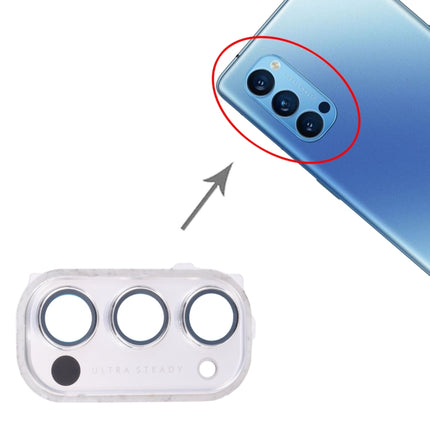 Camera Lens Cover for OPPO Reno4 Pro 5G PDNM00, PDNT00, CPH2089 (White)-garmade.com